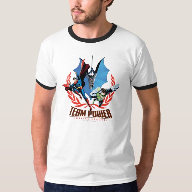 Justice League Team Power Tröja (Framsida)