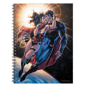 Justice League Tecknad Cover #12 Variant Anteckningsbok Med Spiral