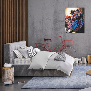 Justice League Tecknad Cover #12 Variant Canvastryck