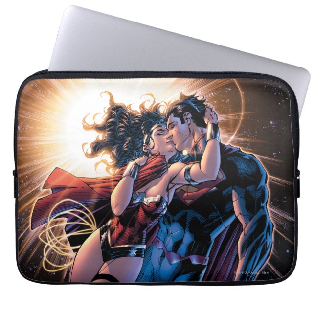 Justice League Tecknad Cover #12 Variant Laptop Sleeve (Framsidan)