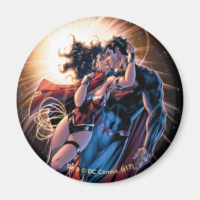 Justice League Tecknad Cover #12 Variant Magnet (Framsidan)