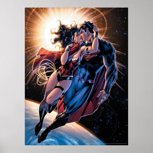 Justice League Tecknad Cover #12 Variant Poster (Framsidan)