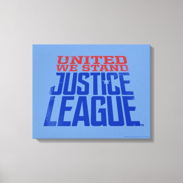 Justice League | United we stand Graphic Canvastryck (Framsida)
