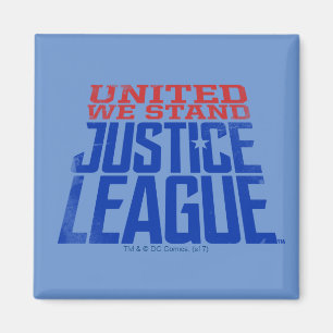 Justice League United we stand Graphic Magnet