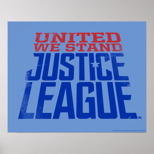 Justice League | United we stand Graphic Poster (Framsidan)