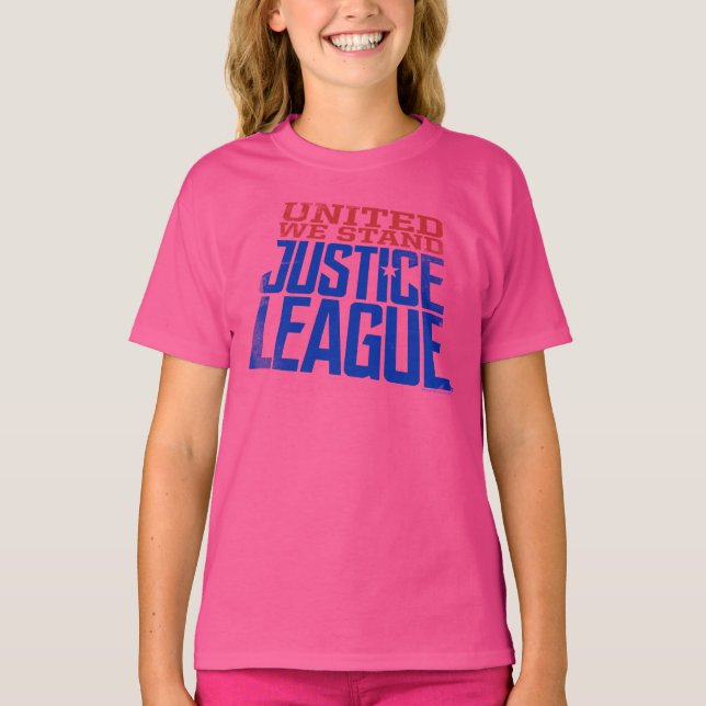 Justice League | United we stand Graphic Tee Shirt (Framsida)