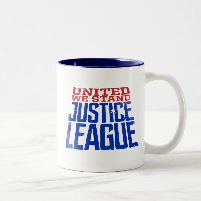 Justice League | United we stand Graphic Två-Tonad Mugg (Höger)