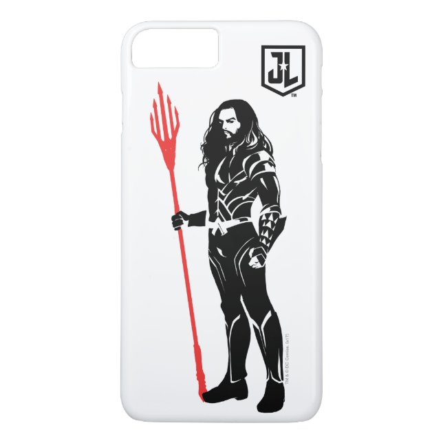 Justice League | Vattenmyntkonst i sjön Noir Case-Mate iPhone Skal (Baksida)