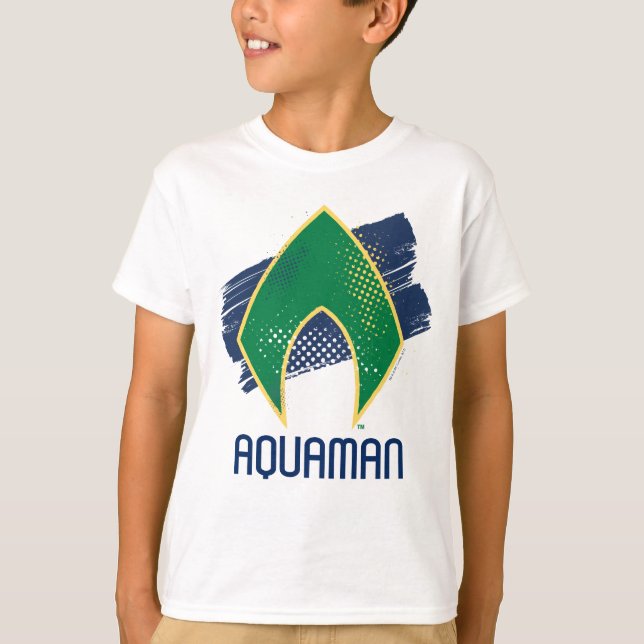 Justice League | Vattensymbol för pensel och raste Tröja (Framsida)