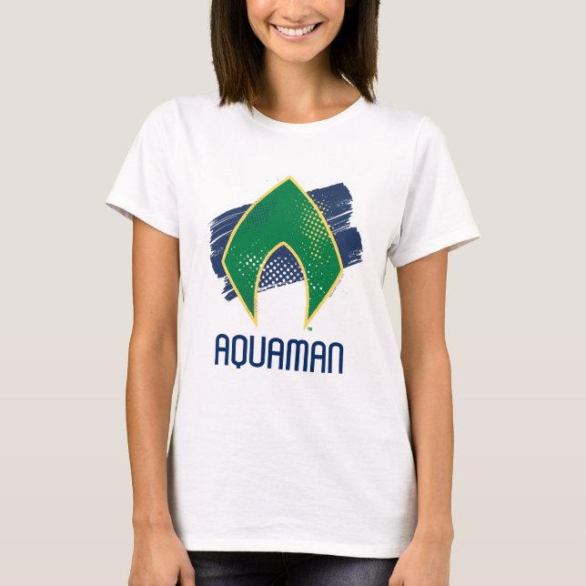 Justice League | Vattensymbol för pensel och raste Tröja (Framsida)