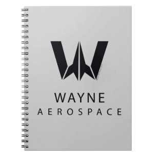 Justice League Wayne Aerospace Logotyp Anteckningsbok