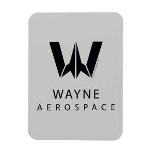 Justice League Wayne Aerospace Logotyp Magnet