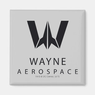 Justice League Wayne Aerospace Logotyp Magnet