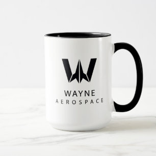 Justice League Wayne Aerospace Logotyp Mugg