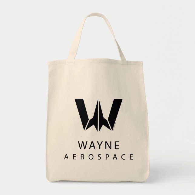 Justice League | Wayne Aerospace Logotyp Tygkasse (Framsidan)