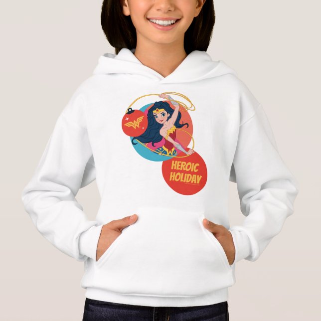 Justice League  Woman Helgdag Bauble T Shirt (Framsida)