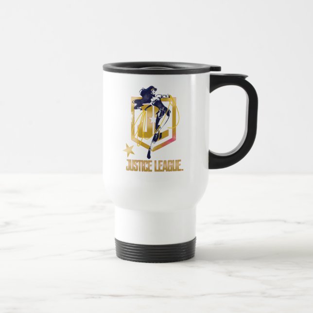 Justice League |  Woman JL Logotyp Pop Art Resemugg (Höger)