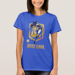 Justice League    Woman JL Logotyp Pop Art Tee