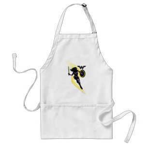 Justice League Woman Silhouette-ikon Förkläde