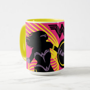 Justice League Woman Silhouette-ikon Mugg