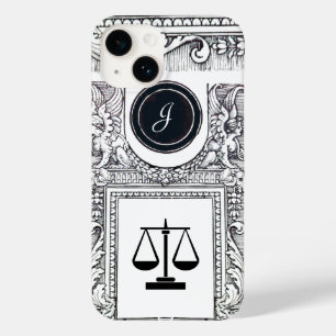 JUSTICE LEGICE,ATTORNEY Monogram Black White