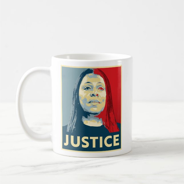 JUSTICE: Letitia James Kaffemugg (Vänster)