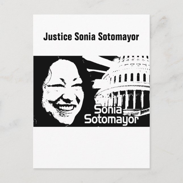 Justice Sotomayor Vykort (Framsida)