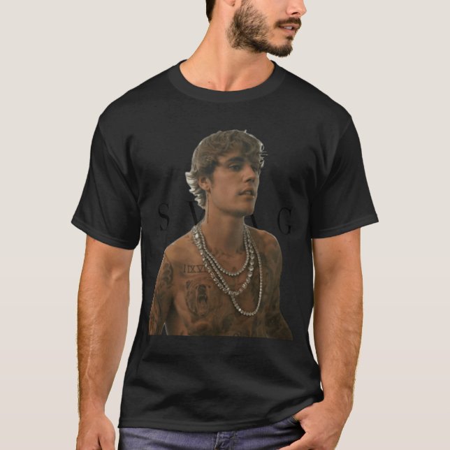 Justin Bieber1 rolig T Shirt (Framsida)