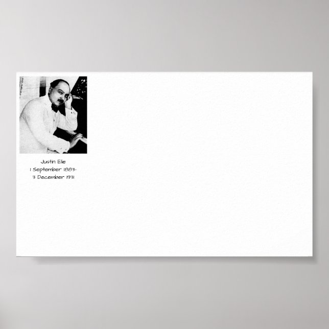 Justin Elie Poster (Framsidan)