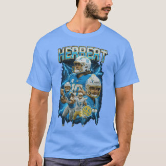 Justin Herbert Chargers Bootleg Art 10 Vintage Fan T Shirt