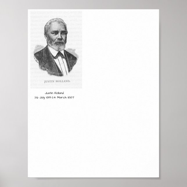 Justin Holland Poster (Framsidan)