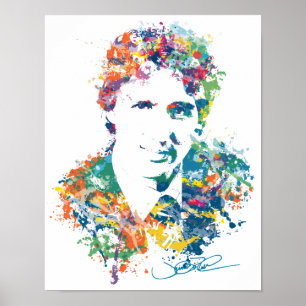 Justin Trudeau Digital konst Poster