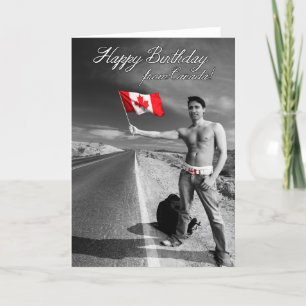 Justin Trudeau: Grattis på födelsedagen från Kanad Kort