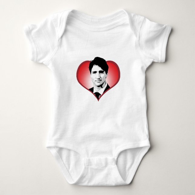 Justin Trudeau hjärta - .png Tröja (Framsida)