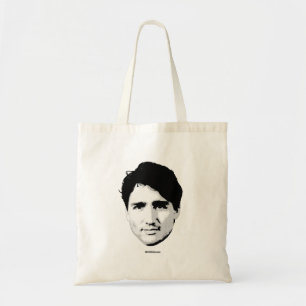 Justin Trudeau huvud av premiärministern - .png Tygkasse