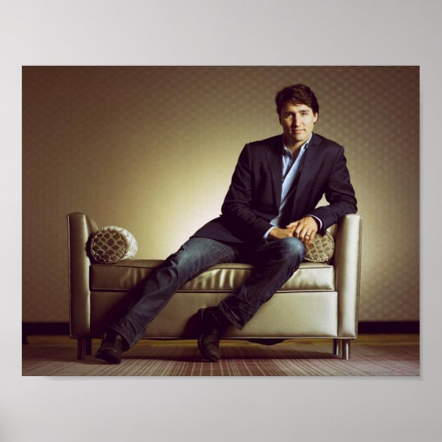 Justin Trudeau in jeans 2014 Poster (Framsidan)