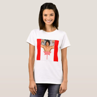 Justin Trudeau Kanada flaggaTshirt T-shirt