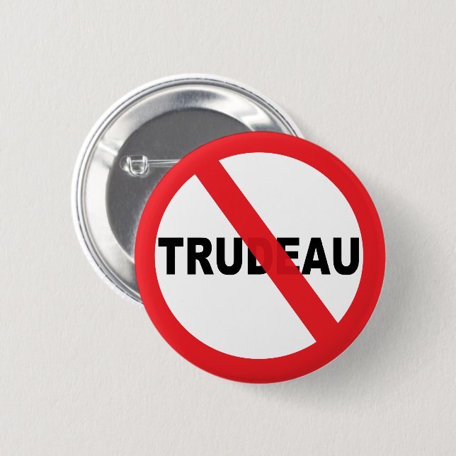 Justin Trudeau Knapp (Framsida & baksida)