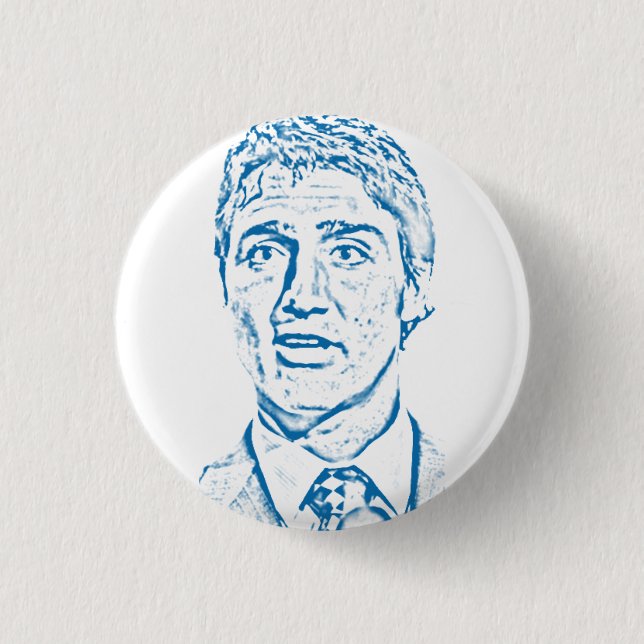 Justin Trudeau logotyp Knapp (Framsida)