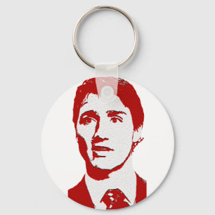 Justin Trudeau logotyp Nyckelring