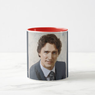 Justin Trudeau-målning Mugg