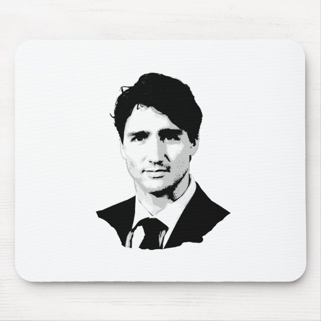 Justin Trudeau porträtt Musmatta (Framsidan)