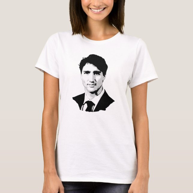 Justin Trudeau Porträtt Tröja (Framsida)
