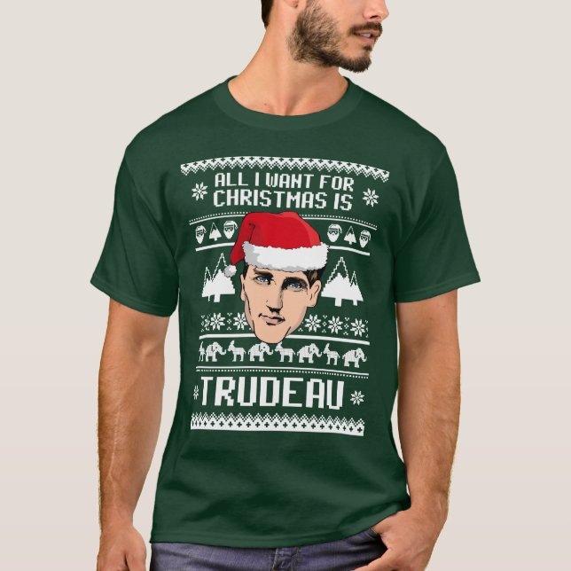 Justin Trudeau-Pridet T Shirt (Framsida)