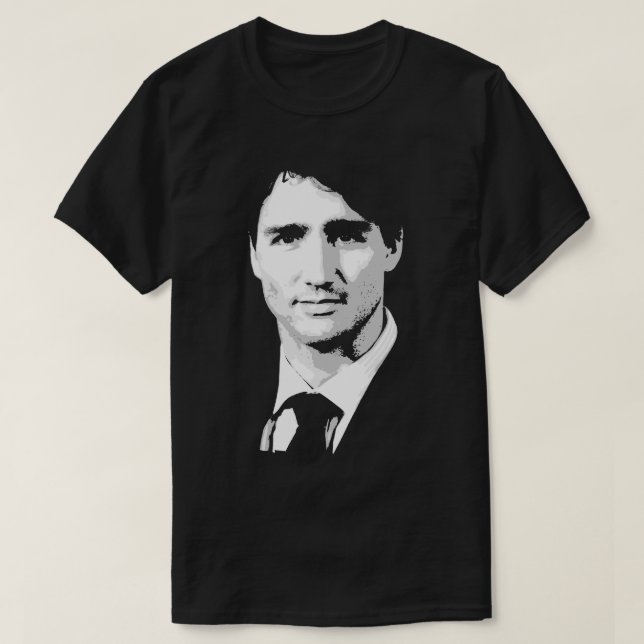 Justin Trudeau T Shirt (Design framsida)