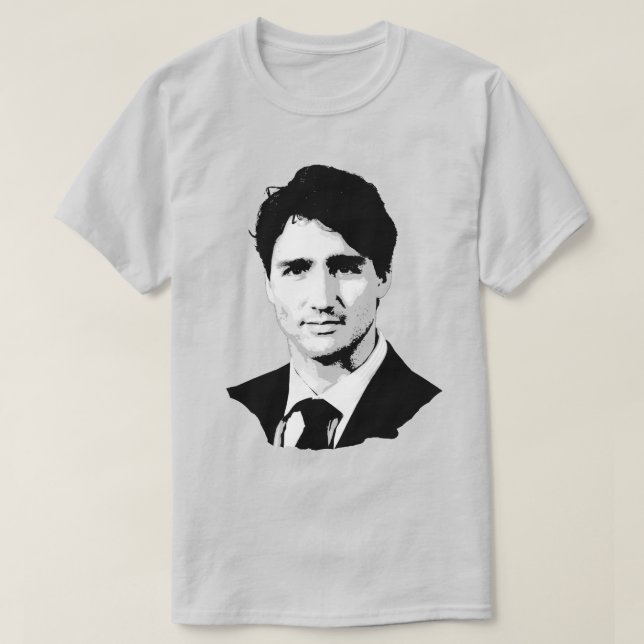 Justin Trudeau T Shirt (Design framsida)