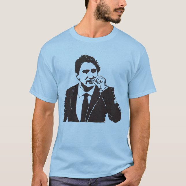 Justin Trudeau. Tee Shirt (Framsida)