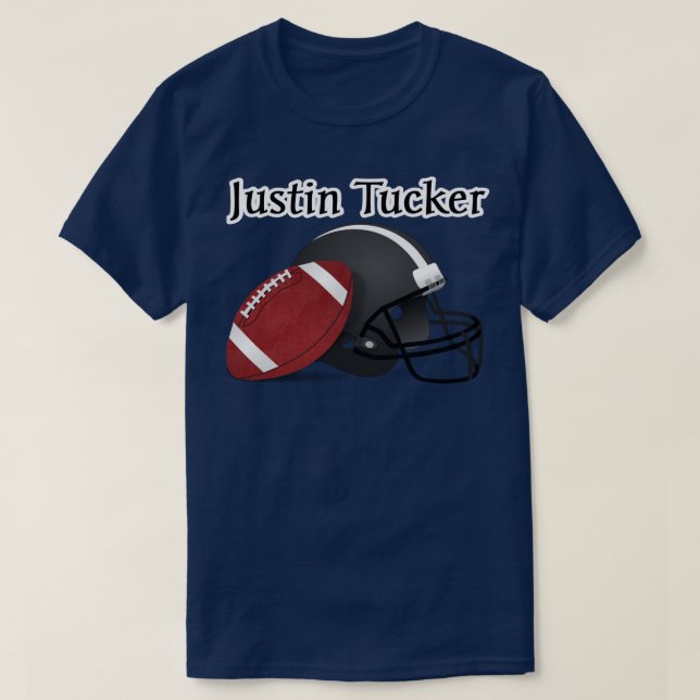 Justin Tucker 1 T Shirt (Design framsida)