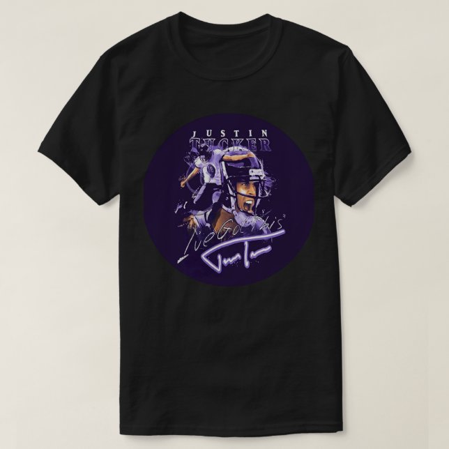Justin Tucker 2 T Shirt (Design framsida)
