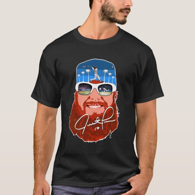 Justin Turner Big Red 2017 T Shirt (Framsida)